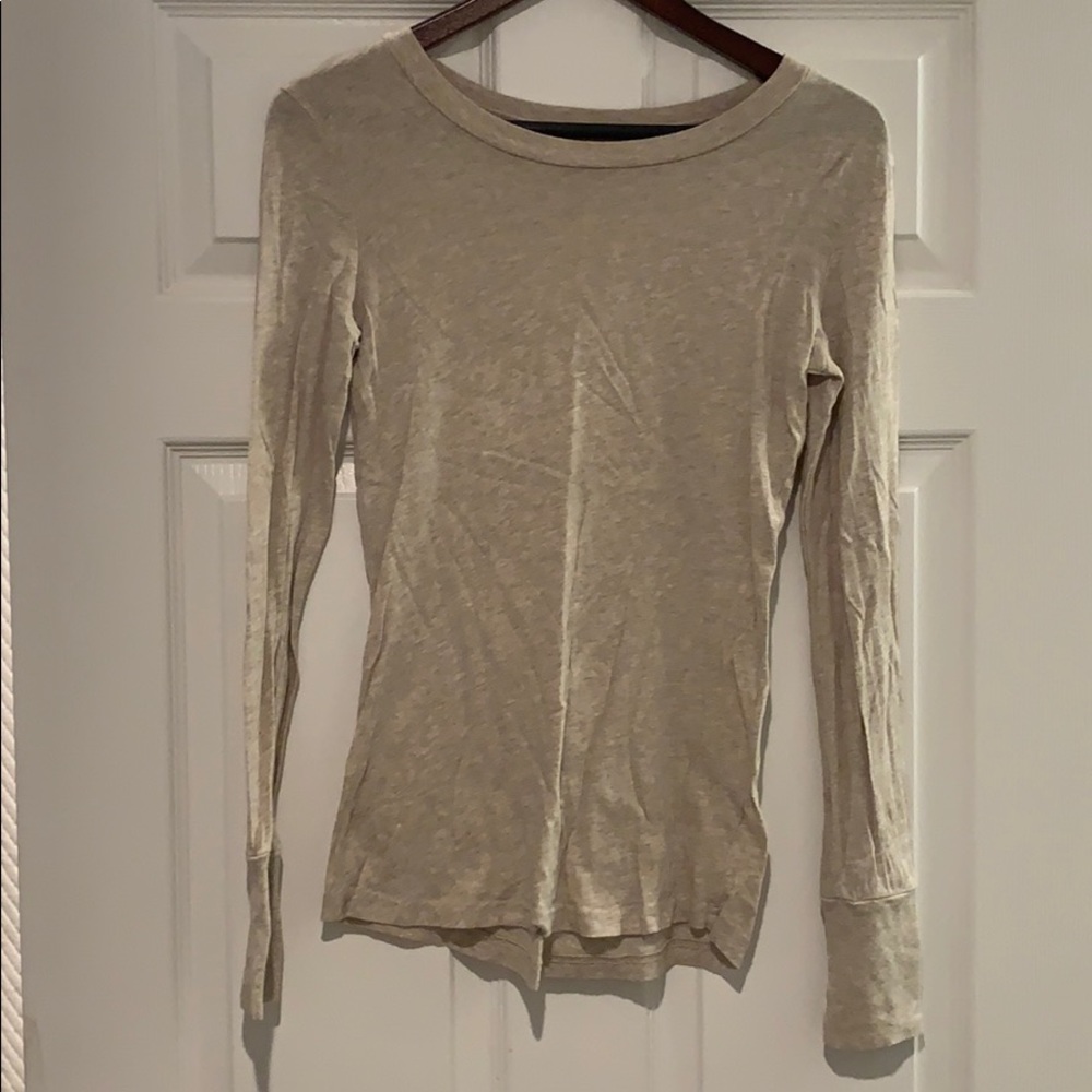 Rubbish Tan Long Sleeve t-shirt (size LG)